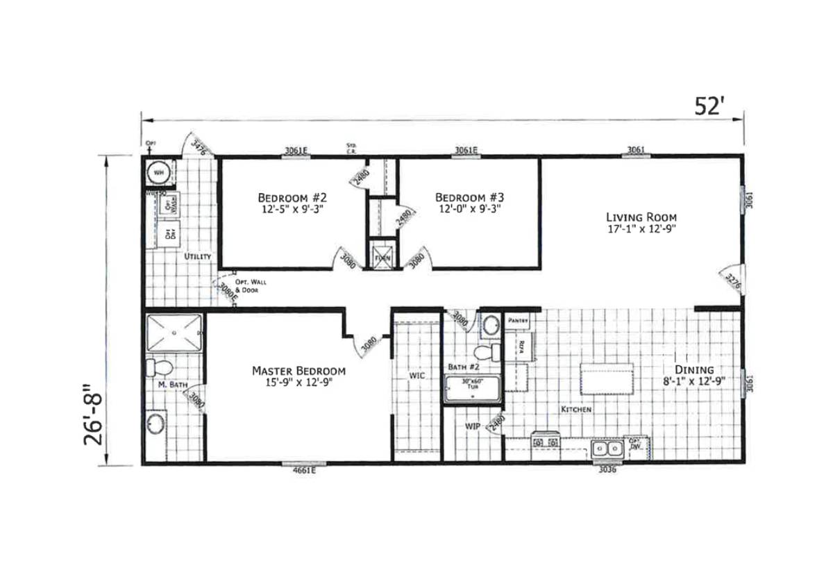 Lake Manor / The Pinnacle 2852H32P02 by Champion Homes Center